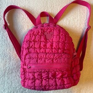Disney Minnie Mouse Pink Quilted Kids Backpack